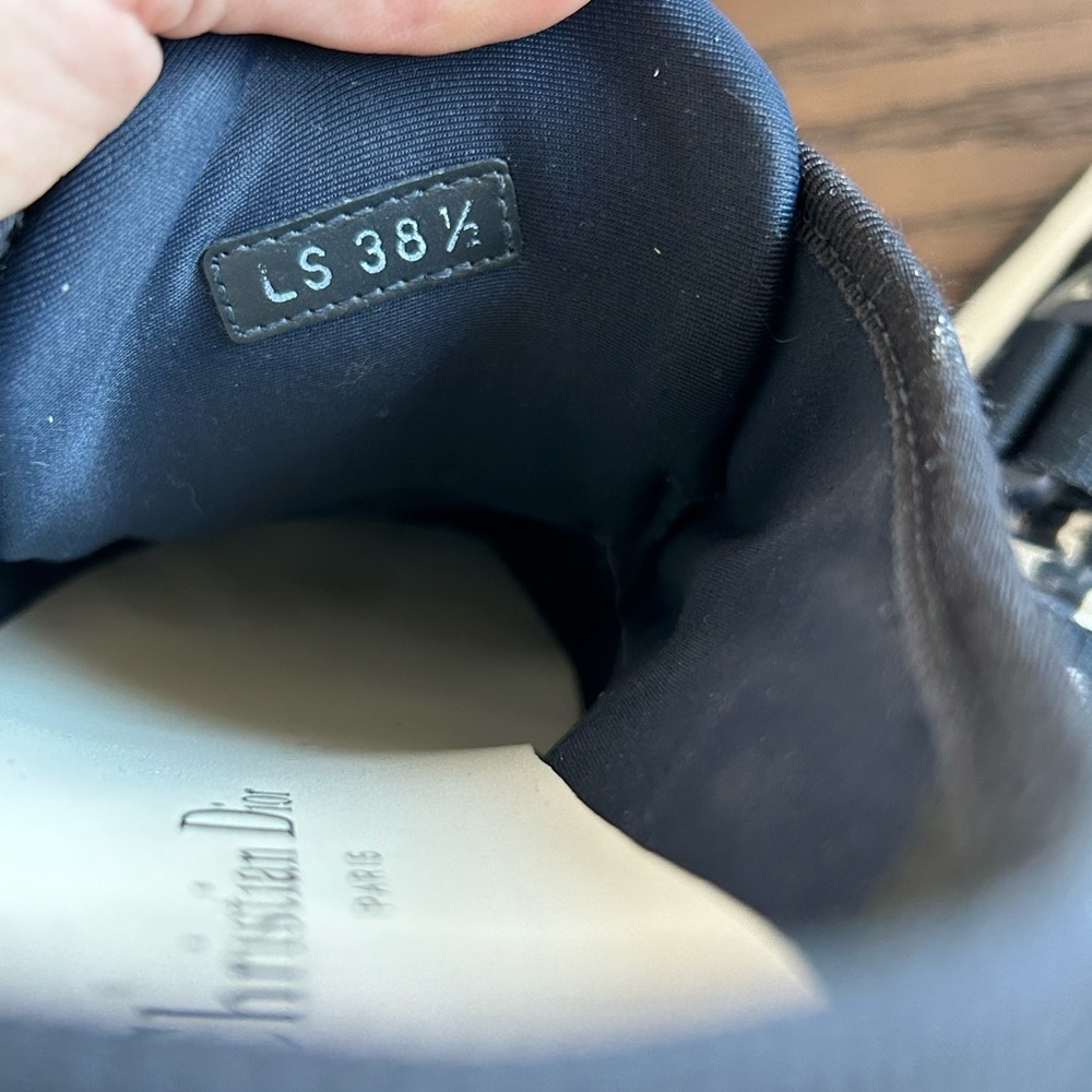 Dior - D-Wander Deep Blue Dior Oblique Technical Fabric Slip On Sneakers - Picture 13 of 15